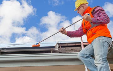 New Village soft wash roof cleaning